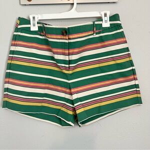 Boden Striped Women's Chino Shorts Sz 12